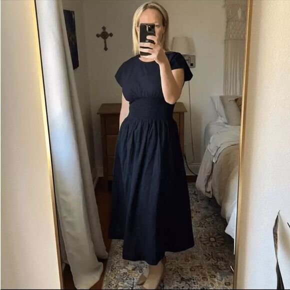 Madewell Black Midi Dress - Picture 2 of 8